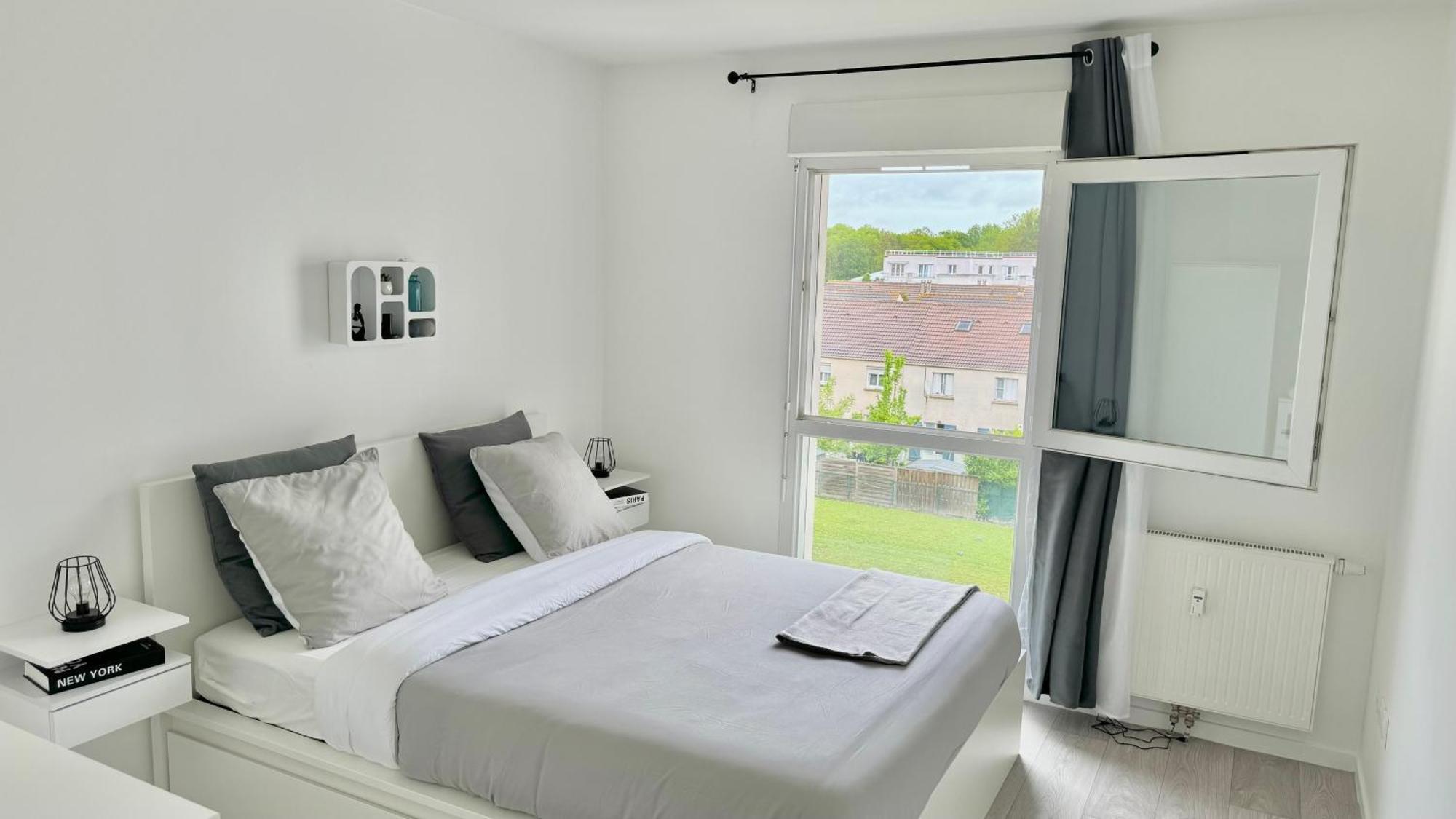 Chic Et Cosy Appartement Epure - T3 Courcouronnes 外观 照片