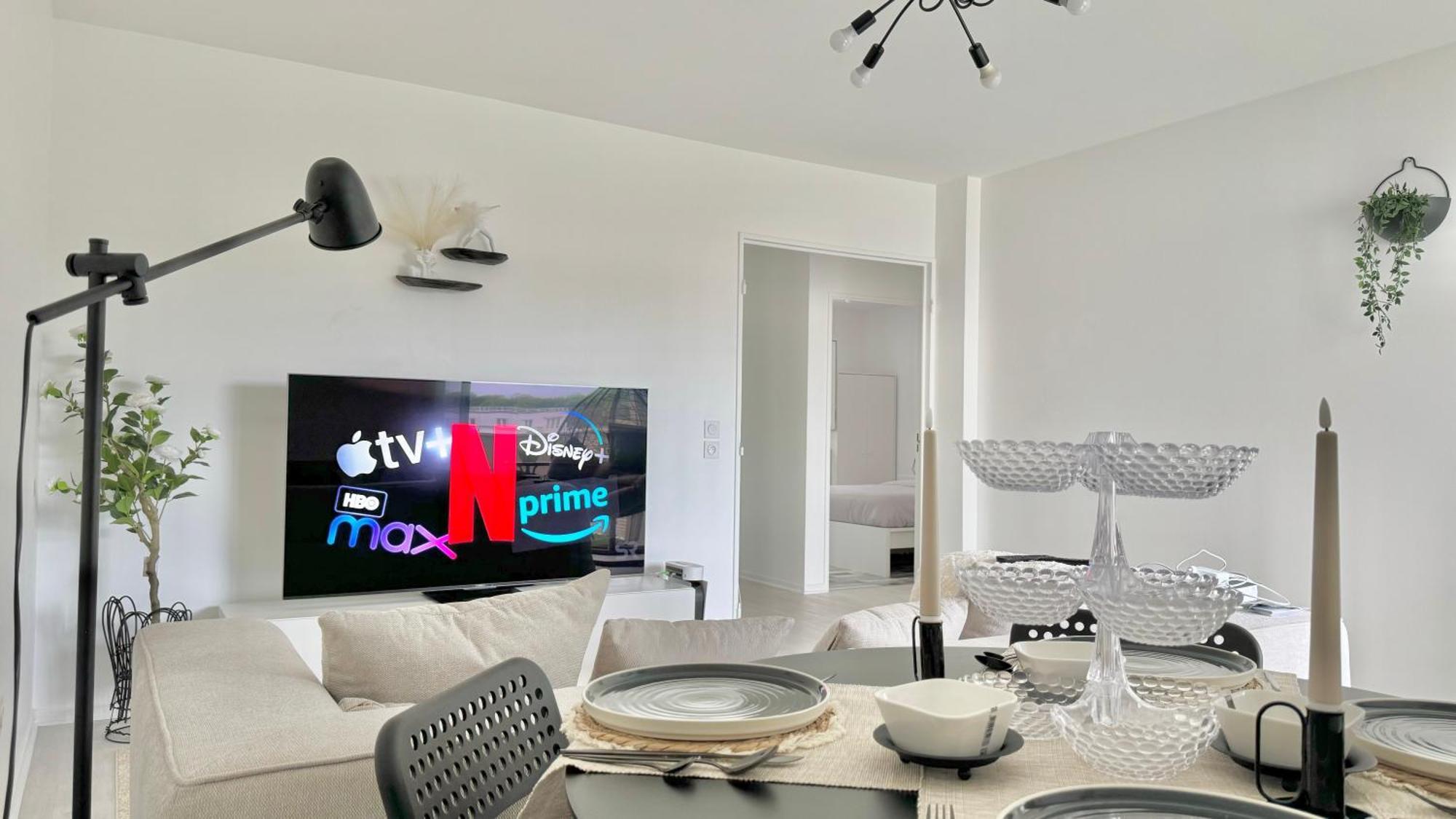 Chic Et Cosy Appartement Epure - T3 Courcouronnes 外观 照片